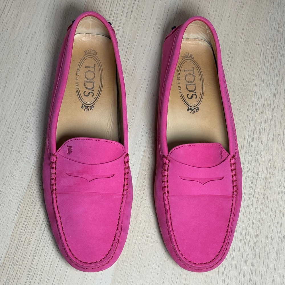 Tod’s Gommino suede loafers